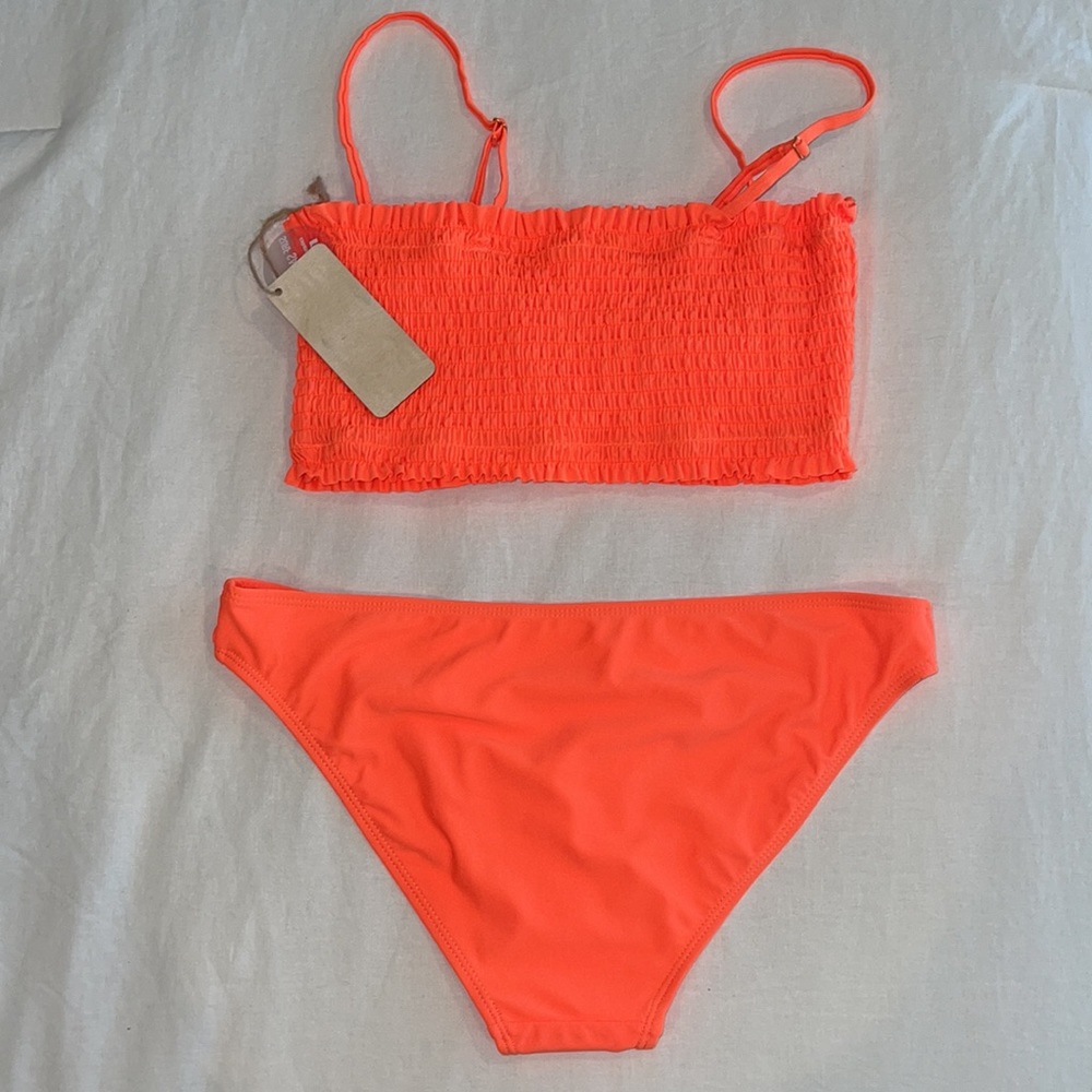 Neon orange bikini - Picture 4 of 7